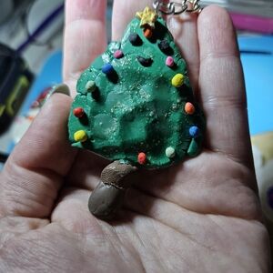 Mrs. Christmas Tree Worry Stone